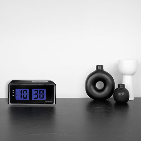 Life Retroflip Ii Επιτραπέζιο Ψηφιακό Ρολόι LED με Ξυπνητήρι Μπλε 221-0408