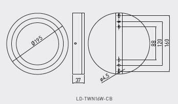 Gtv Таванно осветление с Вграден LED