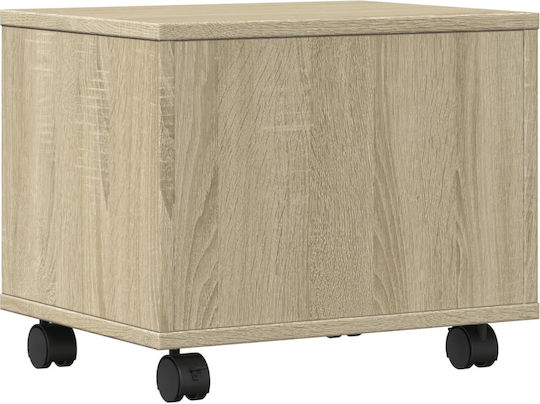 Stand with Casters Printer Stand with Wheels Sonoma Oak 41x32x34,5 cm. 840613