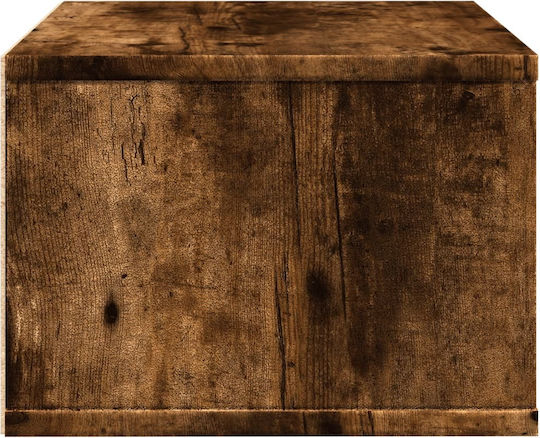 Printer Table Stand Smoked Oak 40x32x22.5 cm Treated Wood