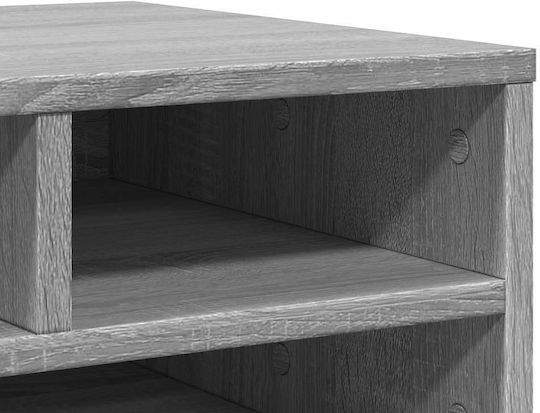 Printer Stand Grey Sonoma 49x40x22.5 cm from Treated Wood