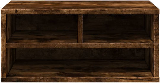 Table Stand Printer Stand Smoked Oak 49x40x22.5 cm Treated Wood 840594