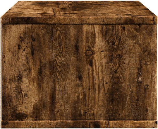 Printer Table Stand Smoked Oak 40x32x22.5 cm Treated Wood