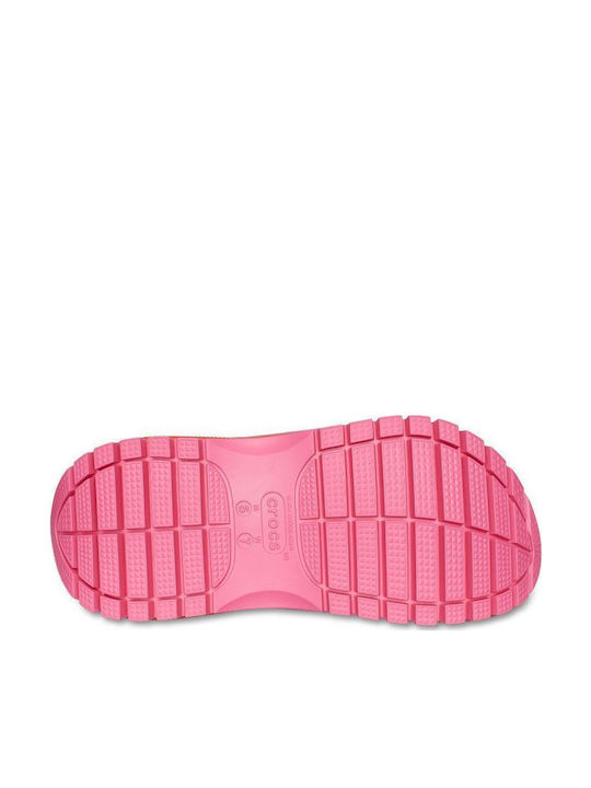 Crocs Classic Mega Crush Damen Clogs Rot
