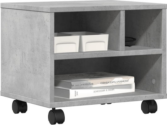 Stand with Casters Printer Base with Grey Wheels Dog. 41x32x34,5 cm 840614