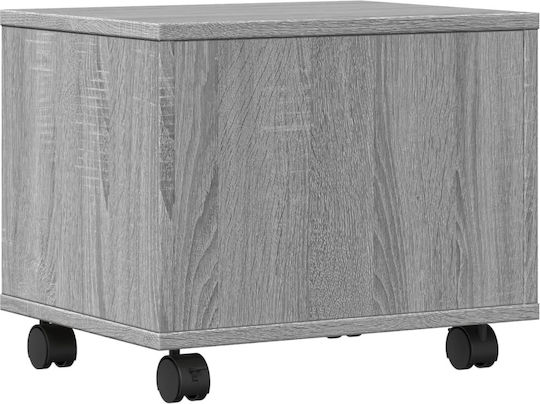 Аксесоари за принтери Стойка за принтер с колела Сив Sonoma 41x32x34,5 см 840616