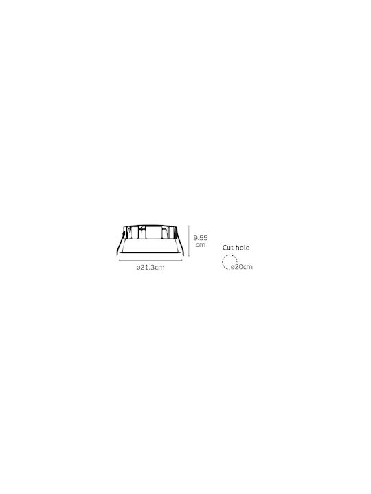 VK Lighting Σποτ Οροφής Εξωτερικού Χώρου με Ενσωματωμένο LED σε Λευκό Χρώμα 64174-028776 VK Lighting Σποτ Οροφής Εξωτερικού Χώρου με Ενσωματωμένο LED σε Λευκό Χρώμα 64174-028776