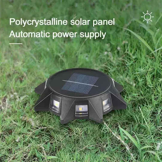 Spiked Solar Light Cold White with Photocell
