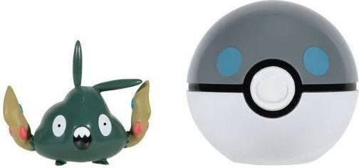Jazwares Clip 'N' Go Pokemon Trubbish Heavy Ball για 4+ Ετών 9εκ.