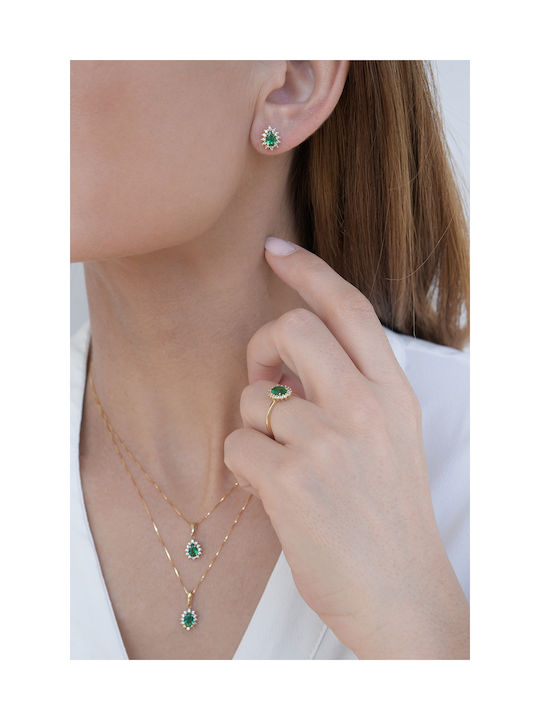 Kritsimis Colier Rosette din Aur 14K