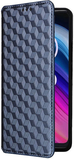 Imprinted Rhombus Buchen Sie Blau (TCL 50 5G)