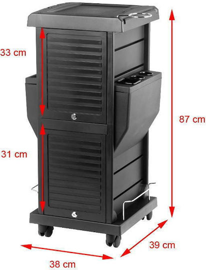Activeshop Hair Salon Maintenance Cart 40x23x81cm