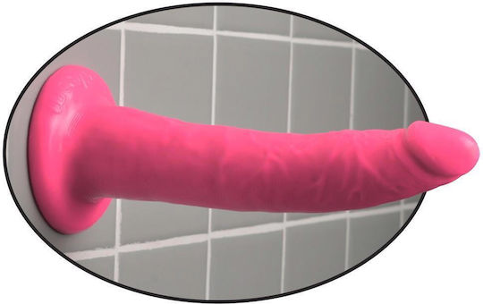 Boss Of Toys Ρεαλιστικό Dildo με Βεντούζα Ροζ 18cm