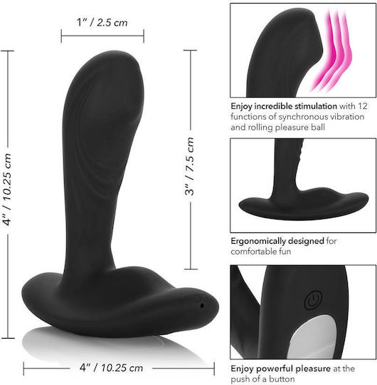 Boss Of Toys Anal Plug mit Vibration Schwarz