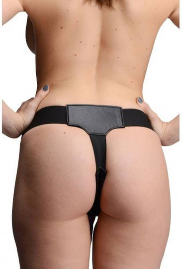 Strap U Penetration Harness με Διπλό Dildo σε Μωβ Χρώμα