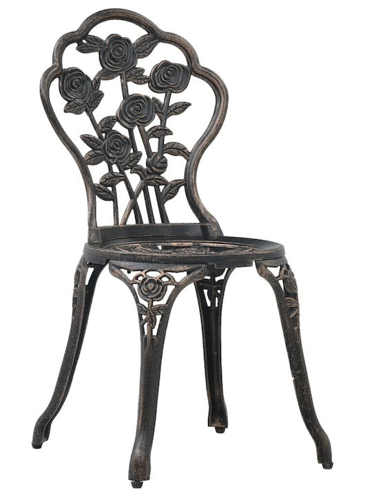 Garten- und Outdoor-Möbelsets für kleinen Raum 3 Stück Bronze