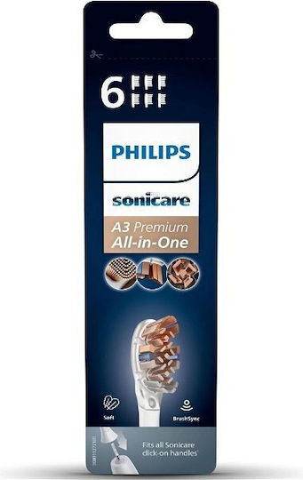 Philips Заместители на главите на електрическата четка за зъби HX9096/10 6бр