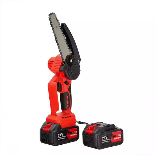 Pile De Ferăstrău Stabil Cu 2 Baterii 21V Lungime Totală 250cm Și Lamă 20.32cm