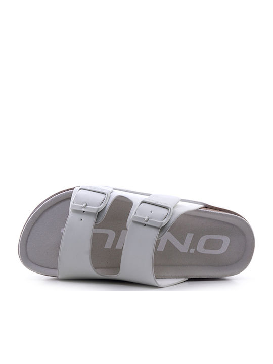 Women's Flat Sandals in White Color