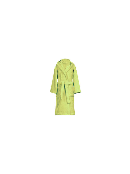 Nima Kids Hooded Bathrobe Wizard Happy Green