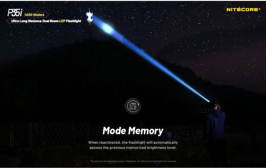 NiteCore Lumină de lucru și de sit, cu baterie Lanternă de Cap LED IP68 cu Luminozitate Maximă 3000lm Precise