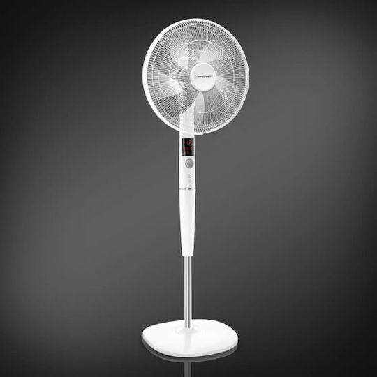 Trotec TVE 26 S Ανεμιστήρας Ορθοστάτης 35W Διαμέτρου 40cm με Τηλεχειριστήριο Λευκός