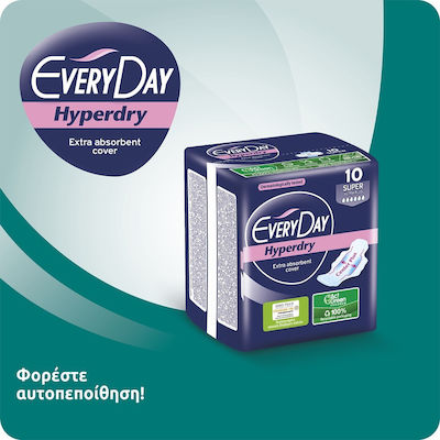 Every Day Hyperdry Super Ultra Plus Σερβιέτες με Φτερά 60τμχ