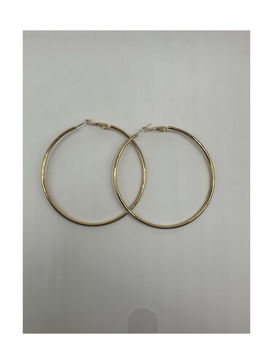 Earrings Hoops made of Steel Gold Plated