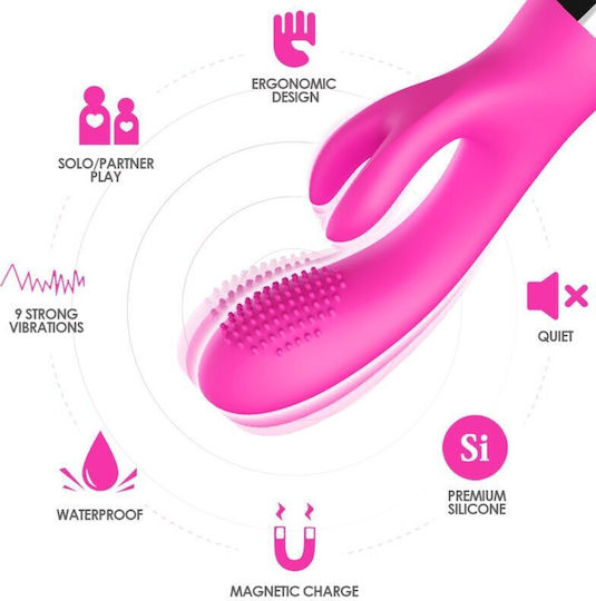 Armony Vibrator Iepurele cu Telecomandă Fuchsia