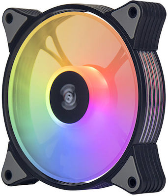 Aigo AR12 Pro Case Fan 120mm με ARGB Φωτισμό και Σύνδεση 6-Pin 3τμχ