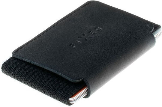 Fixed Tiny Wallet Airtag In Genuine Cowhide Black
