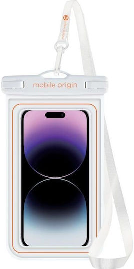 Mobile Origin Wasserdichte Schwimmhülle 6 5' Weiß Orange