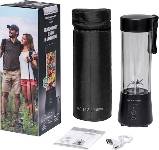 Gotze & Jensen Gotze & Jensen Mixer mit Kunststoffkanne 400 ml Schwarz PB940K