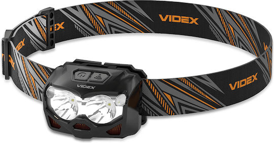 Videx Rechargeable Headlamp LED IP65 with Maximum Brightness 500lm White