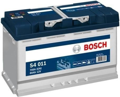 Bosch Batterie Auto S4011 S4011 mit Kapazität 80Ah und CCA 740A