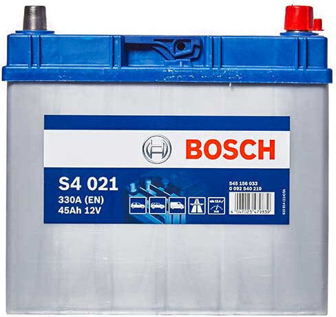 Bosch Batterie Auto S4021 mit Kapazität 45Ah und CCA 330A