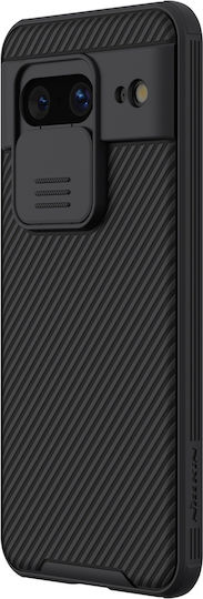 Nillkin Camshield Umschlag Rückseite Silikon / Kunststoff Schwarz (Google Pixel 8)