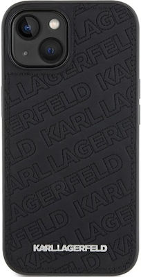 Karl Lagerfeld Back Cover Πλαστικό Μαύρο (iPhone 15)