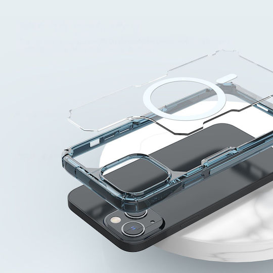 Nillkin Nature Pro Magnetic Umschlag Rückseite Silikon / Kunststoff Transparent (iPhone 15 Plus / 16 Plus)
