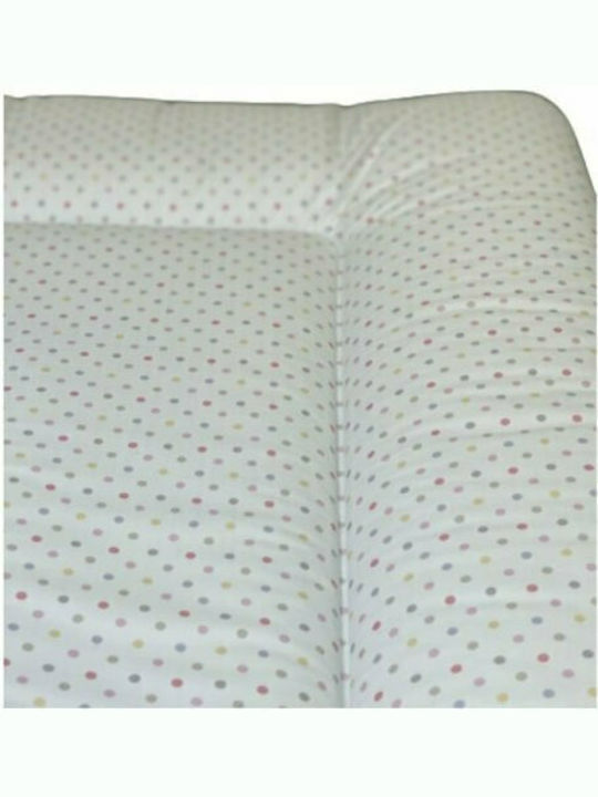 Lorelli Weiche Wickelauflage Dots aus Stoff Small Dots 50x70cm