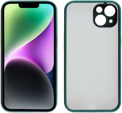 Lime Hardshell Fusion Full Camera Protection Back Cover Silicone / Plastic Durable Green (iPhone 14)