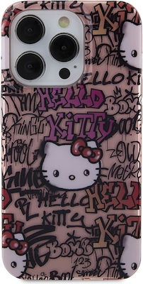 Hello Kitty Umschlag Rückseite Kunststoff Rosa (iPhone 15 Pro Max)