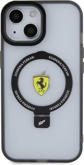 Ferrari 6.1" Umschlag Rückseite Kunststoff Transparent (iPhone 15)