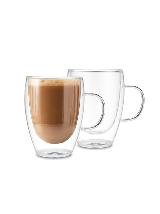 Berlinger Haus Set of Cups Coffee Glass White 300ml 2pcs