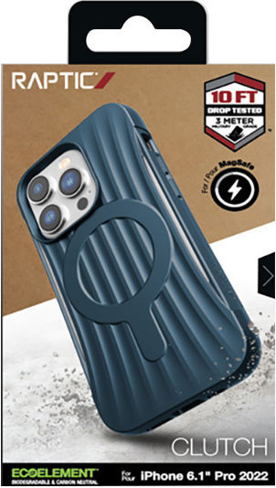X-Doria Clutch Back Cover Σιλικόνης Navy Μπλε (iPhone 14 Pro)