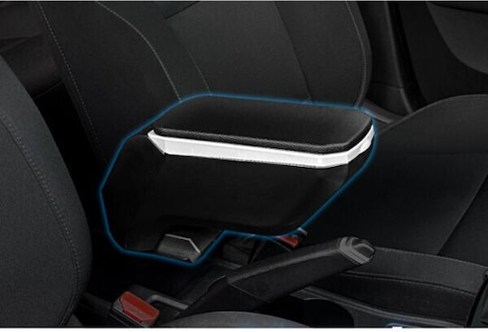 S-dizayn Car Leather Armrest for Opel Corsa Black