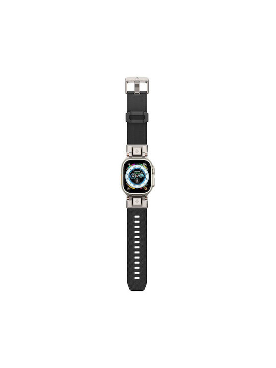Spigen Durapro Armor Armband Silikon Schwarz (Apple Watch 4/5/6/7/8/9/SE/Ultra, Spigen)