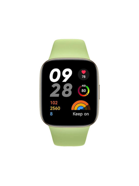 Xiaomi Λουράκι Σιλικόνης Lime Green (Redmi Watch 3)