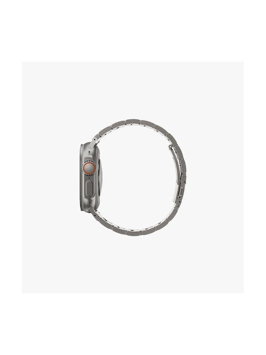 Uniq Osta Λουράκι Ανοξείδωτο Ατσάλι Ασημί (Apple Watch 42/44/45mm)