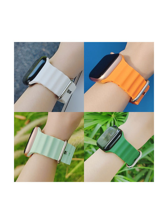 Techsuit Watchband W038 Armband Silikon Wine Red (/49mm)